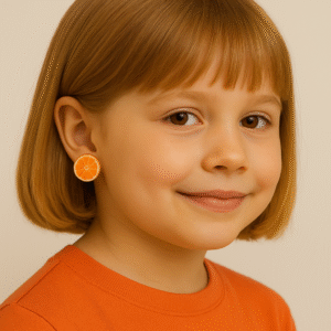 Orange Earrings